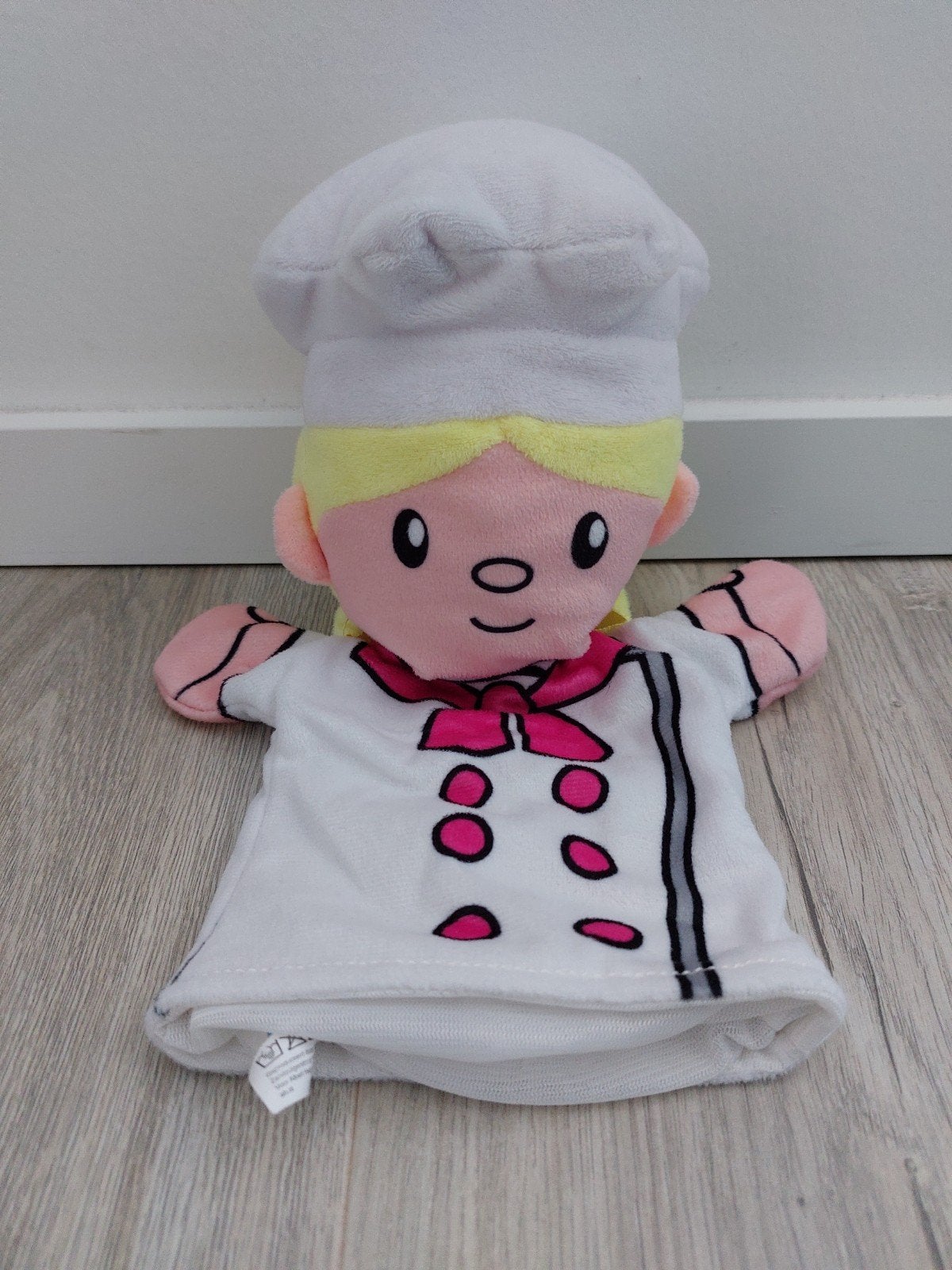 Knuffel handpop Ah Albert Heijn kok chef keuken L1444, Ophalen of Verzenden, Zo goed als nieuw, Overige typen