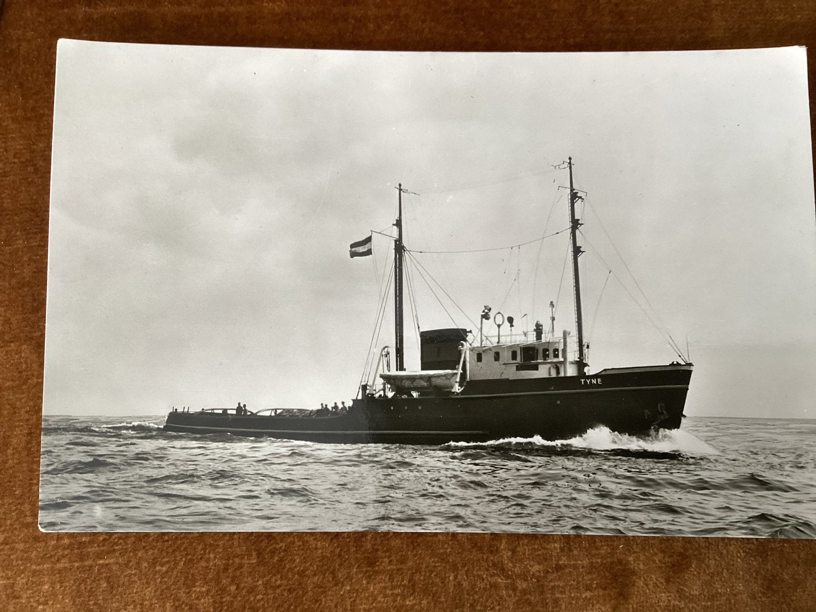 Oude ansichtkaart sleepboot Tyne (L. Smit & Co) 1959, Ophalen of Verzenden
