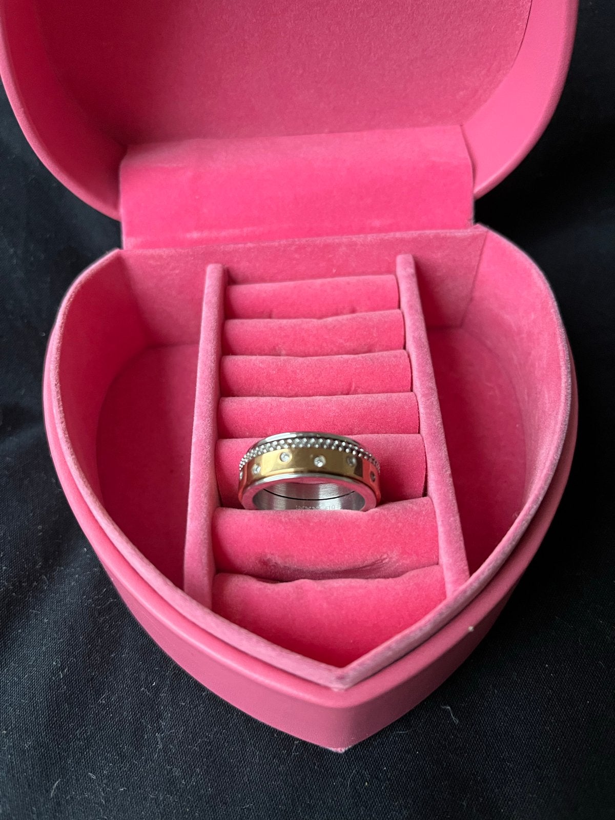 Ixxxi ring maat 19, Overige materialen, Gebruikt, 19 tot 20, Ophalen of Verzenden