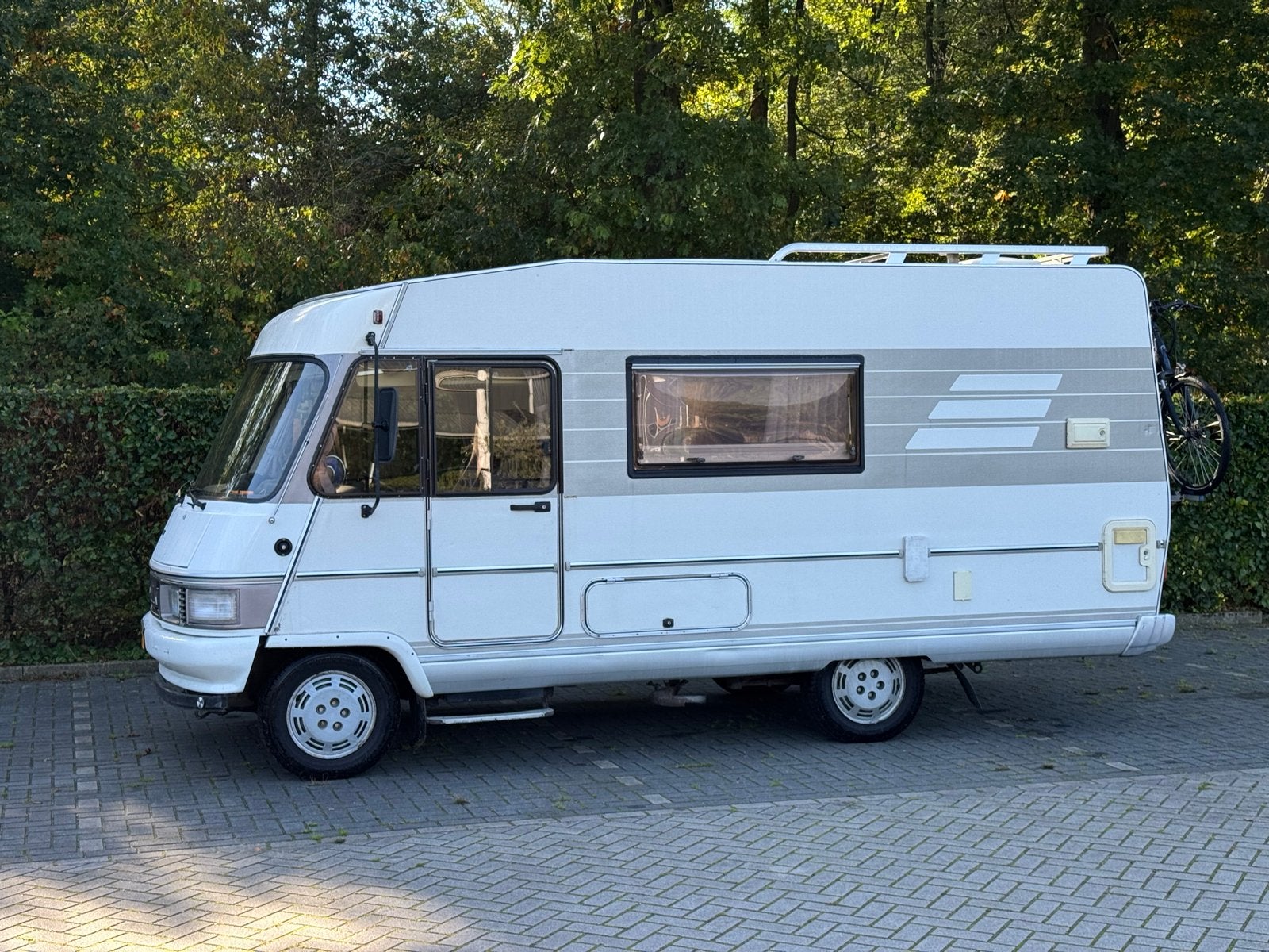 Hymer B544 uit 1993 (fiat 2.5 TD) met recente APK, Caravans en Kamperen, Integraal, Ringverwarming, Fiat, Luifel