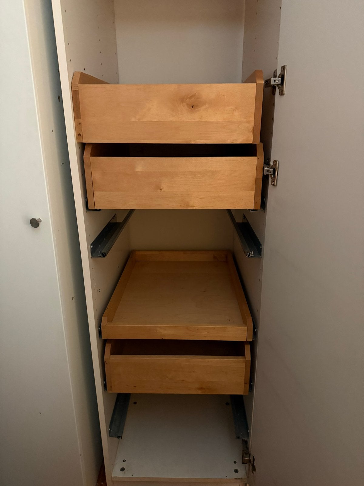 2x IKEA Pax Kledingkasten met 18 Komplement Lades, Ophalen, Gebruikt, 200 cm of meer, 50 tot 100 cm
