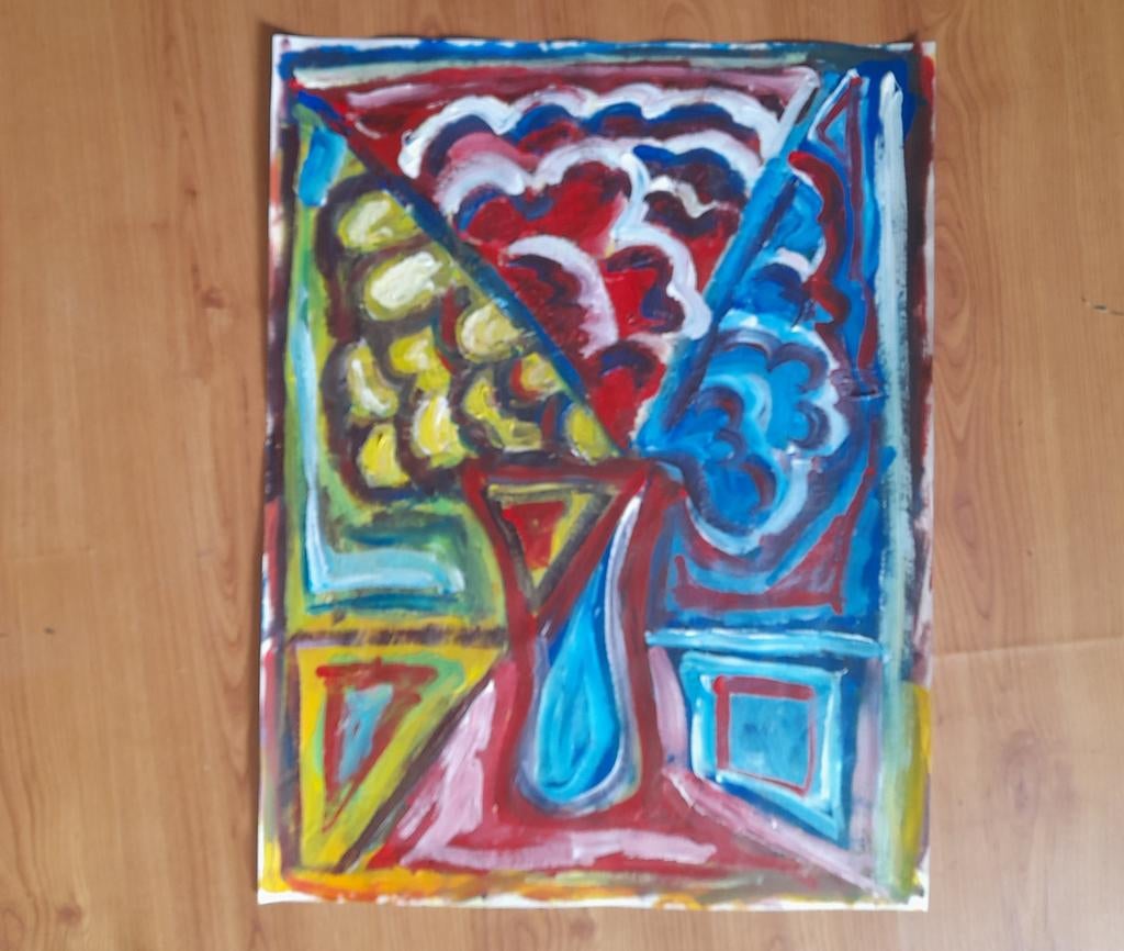 Modern schilderij, Ophalen of Verzenden