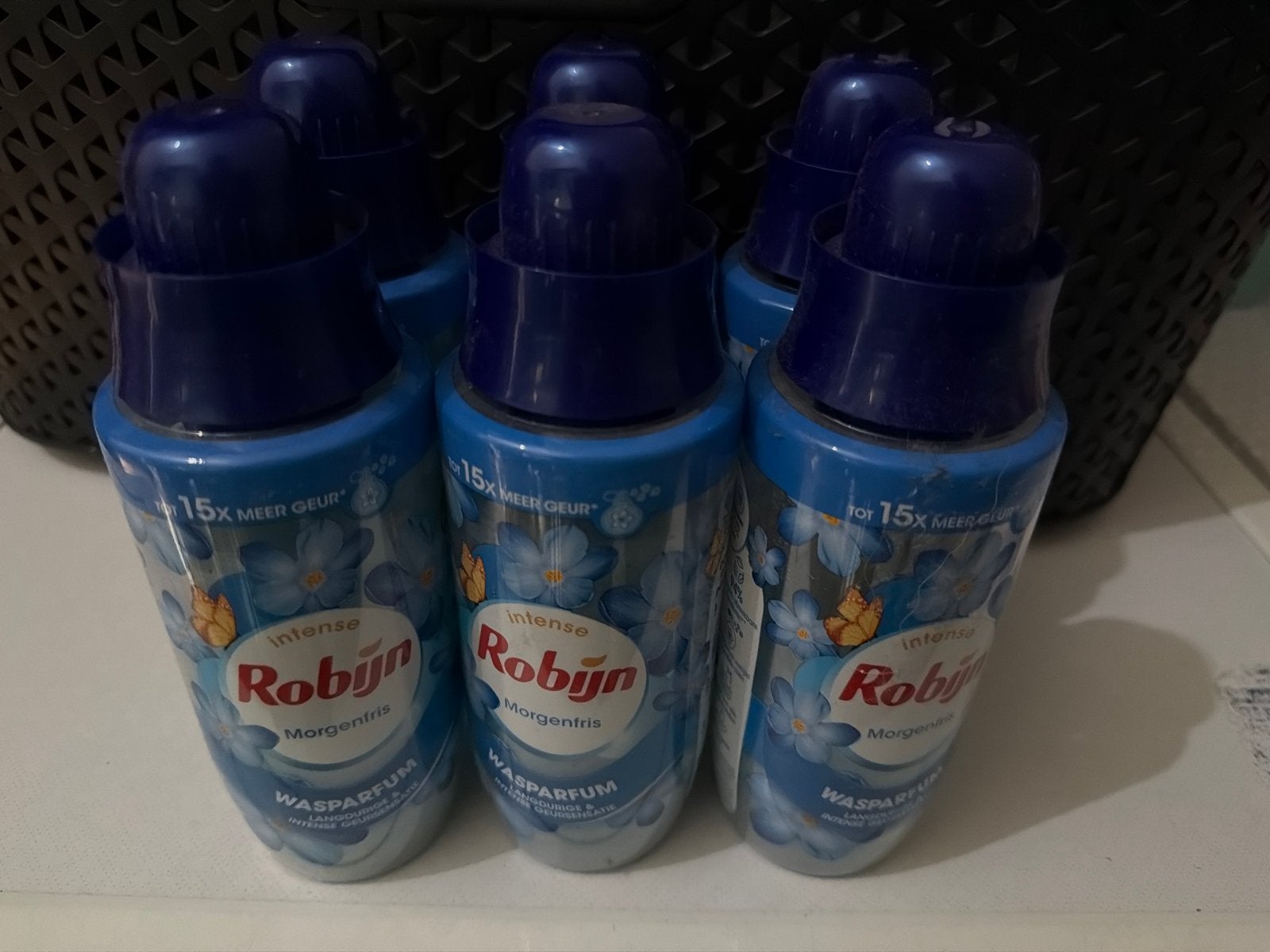 Robijn Wasparfum Morgenfris - 5 nieuw, 1 aangebroken, Ophalen, Zo goed als nieuw
