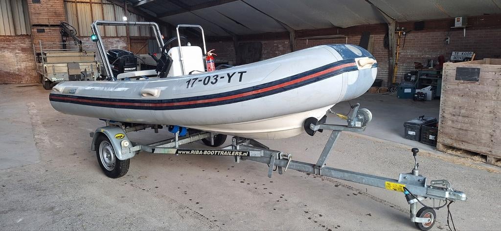 YAM 430R rib boot, Ophalen, Aluminium, Yam, Benzine