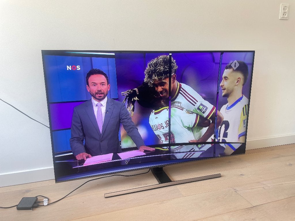 Samsung 55 inch QLED 4K Smart TV Q74T + afstandsbediening, Audio, Tv en Foto, Televisies, Ophalen, 100 Hz, Samsung, 100 cm of meer