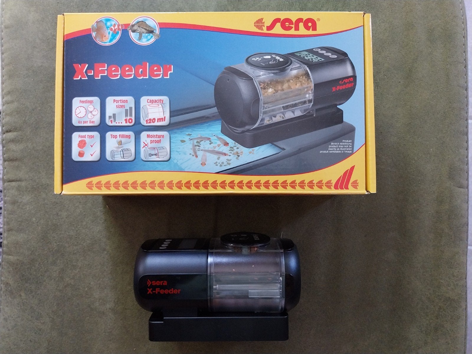 Sera aquarium voederautomaat X-feeder, Ophalen, Zo goed als nieuw