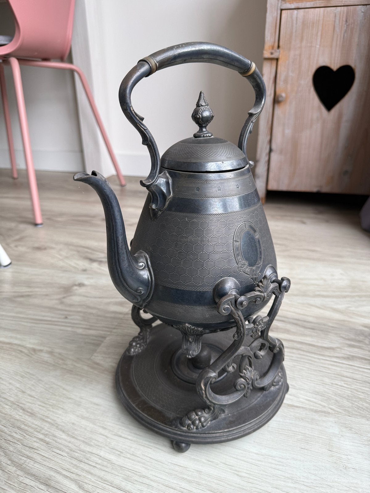 Antieke Victoriaanse James Dixon & Sons schommelketel, Ophalen of Verzenden