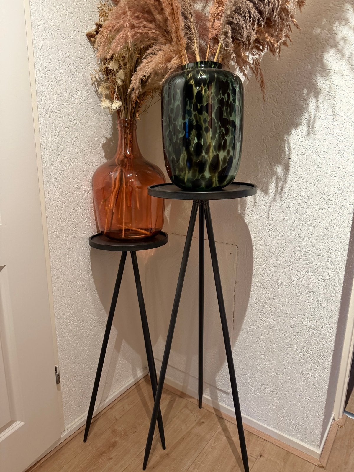 2 Zuilen Light & Living - 100cm en 80cm antraciet, Ophalen, Zo goed als nieuw