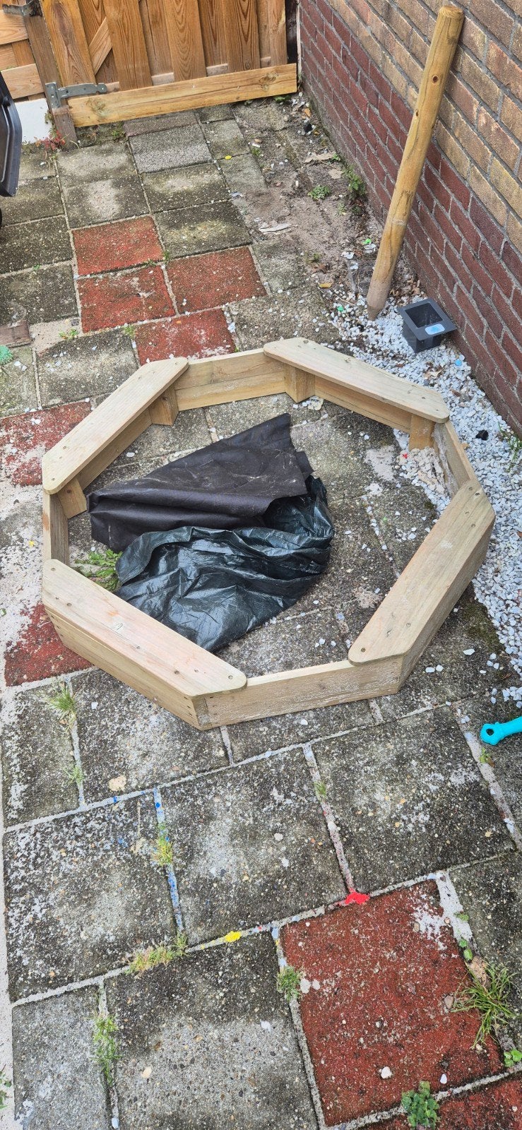 Zandbak - 4 maanden oud, Kinderen en Baby's, Speelgoed | Buiten | Zandbakken, Ophalen, Gebruikt