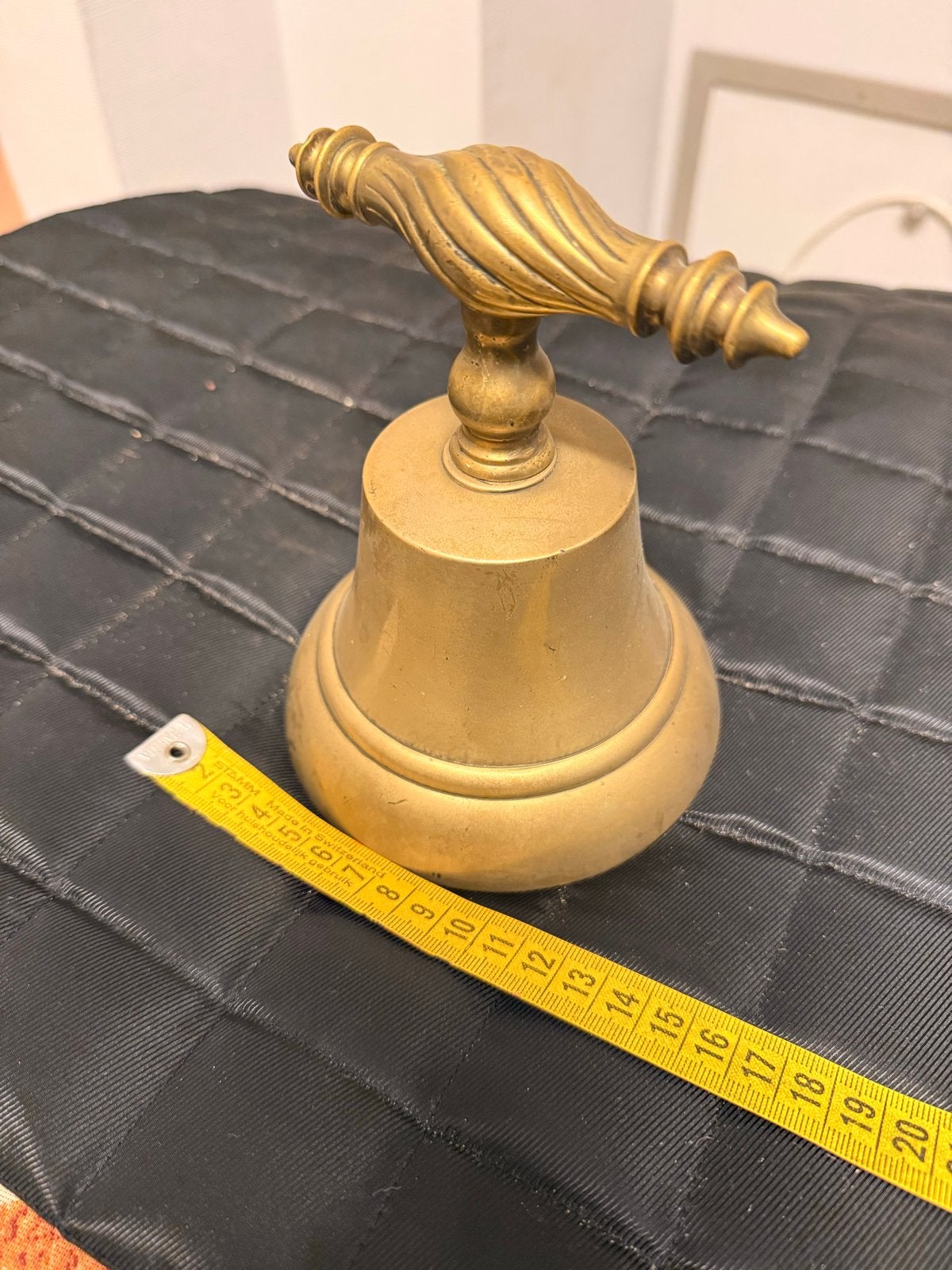 Antieke Messing Handbel - Klassieke Decoratie, Ophalen