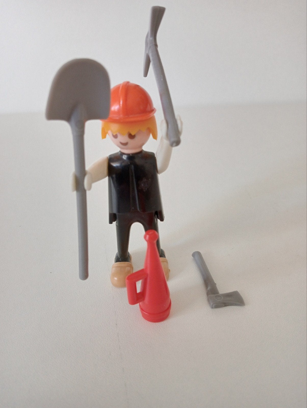 Playmobil 3366 Bouwvakker met accessoires, Complete set, Ophalen of Verzenden, Zo goed als nieuw, Figuren