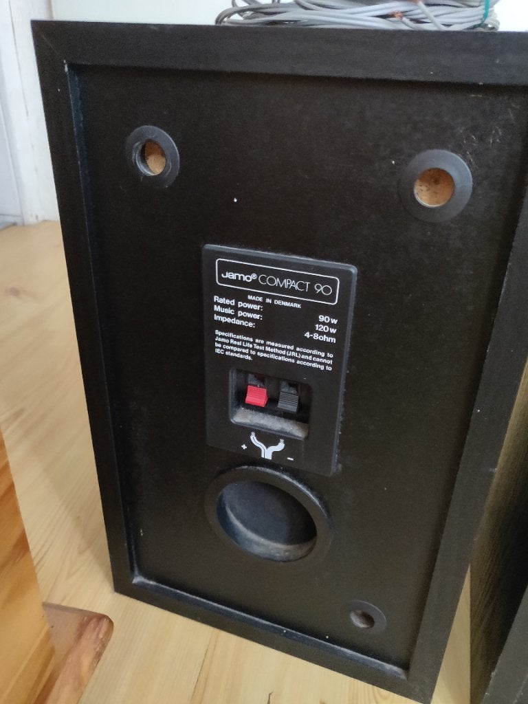 Luidsprekers Jamo, Audio, Tv en Foto, Ophalen, Gebruikt, 60 tot 120 watt, Front, Rear of Stereo speakers
