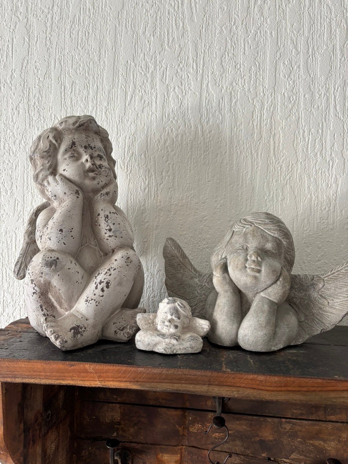 Engelen  aardewerk Beton, Ophalen