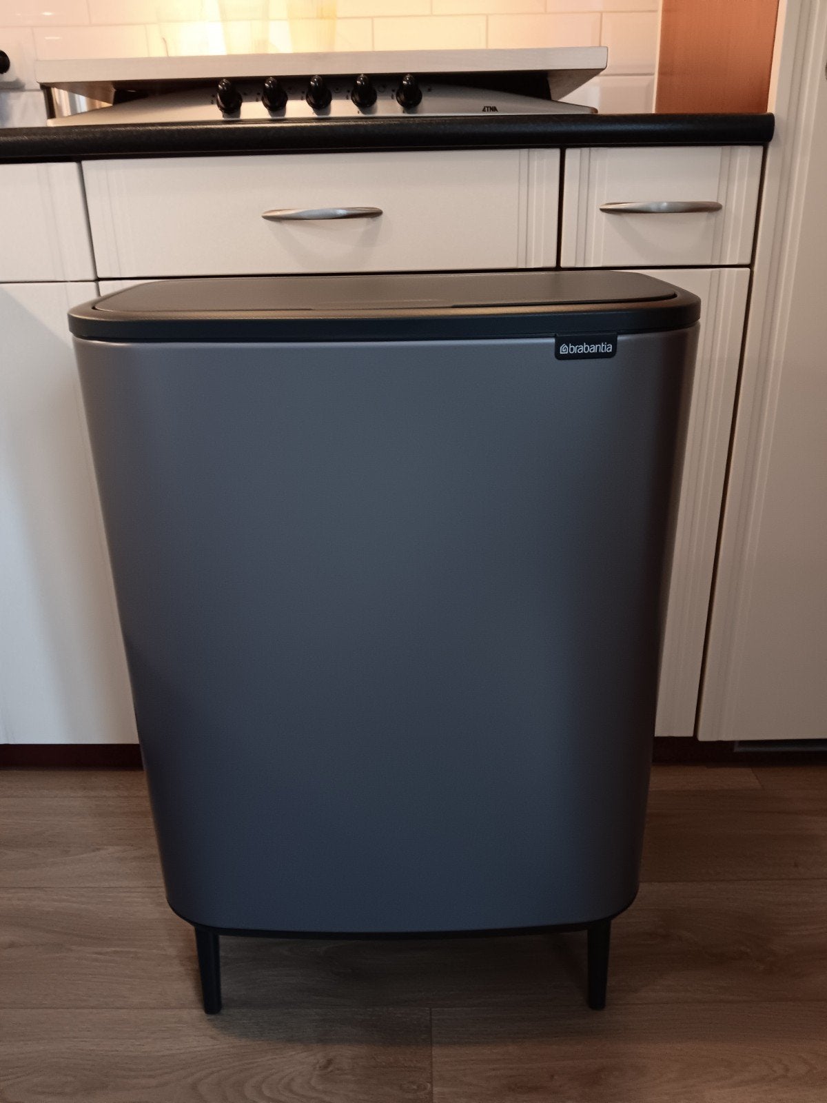 Brabantia Bo Touch Bin Hi 2x30L - Afvalscheiding afvalbak, Ophalen, 40 liter of meer, Zo goed als nieuw, 75 – 100