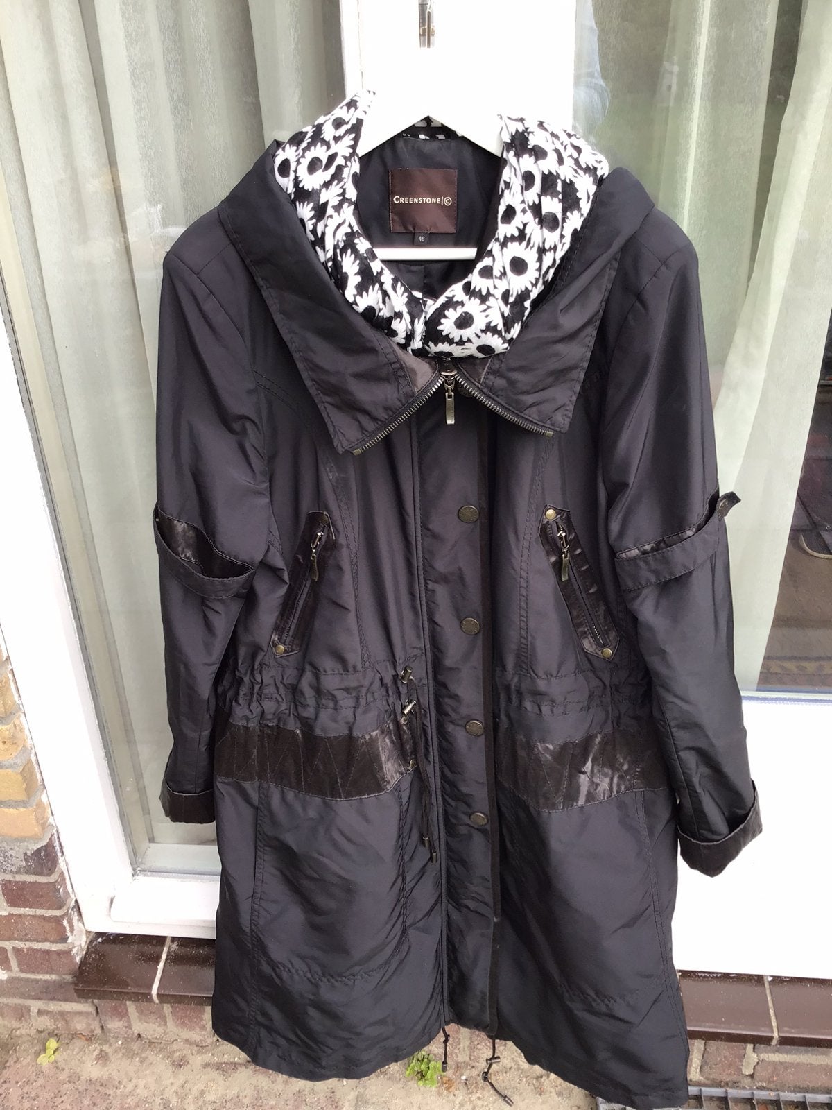 CREENSTONE!LúxeJas 46& Bijp.Sjaal.Stijlvol&Exclusief Sámen:, Kleding | Dames, Ophalen of Verzenden, Zo goed als nieuw, Maat 46/48 (XL) of groter