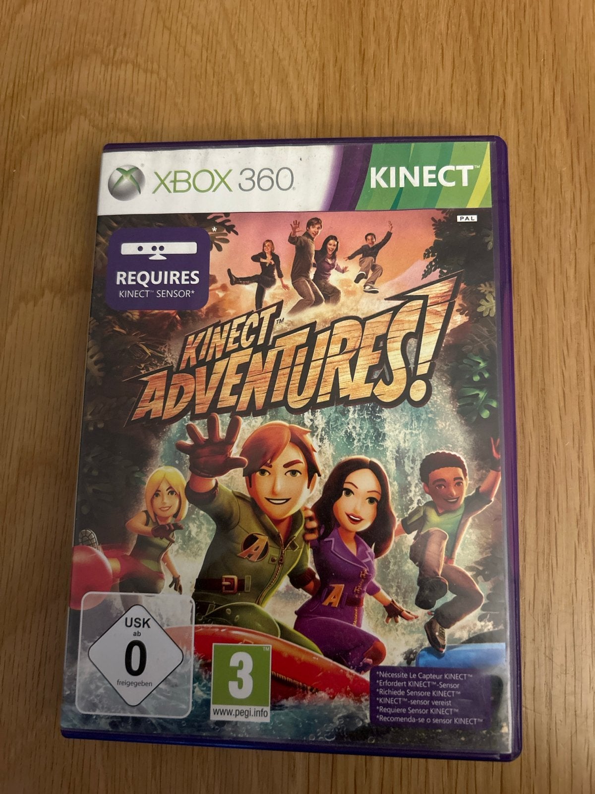 Kinect Adventures! Xbox 360 - Vereist Kinect Sensor, Gebruikt, Eén computer, Ophalen, Avontuur en Actie