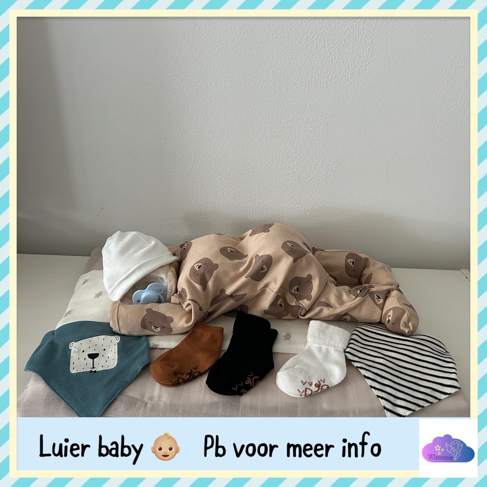 Luiertaart baby, Ophalen of Verzenden, Nieuw