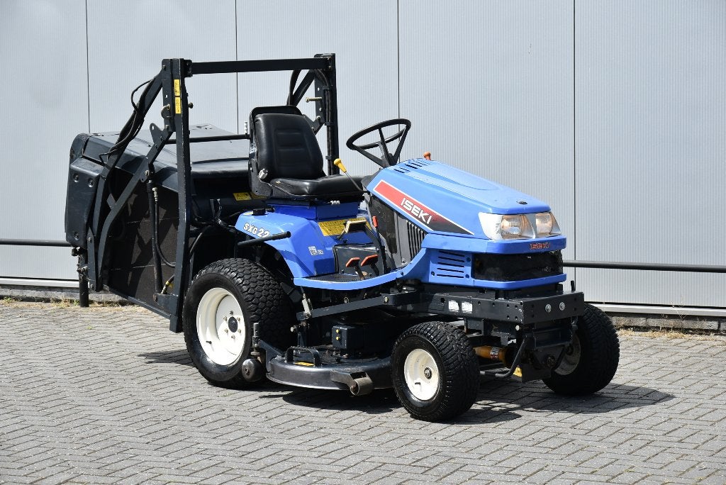 Iseki SXG22 Hooglosser Diesel grasmaai tractor BTW Vrij, Tuin en Terras, Grasmaaiers, Cirkelmaaier, Ophalen, Gebruikt, 50 cm of meer