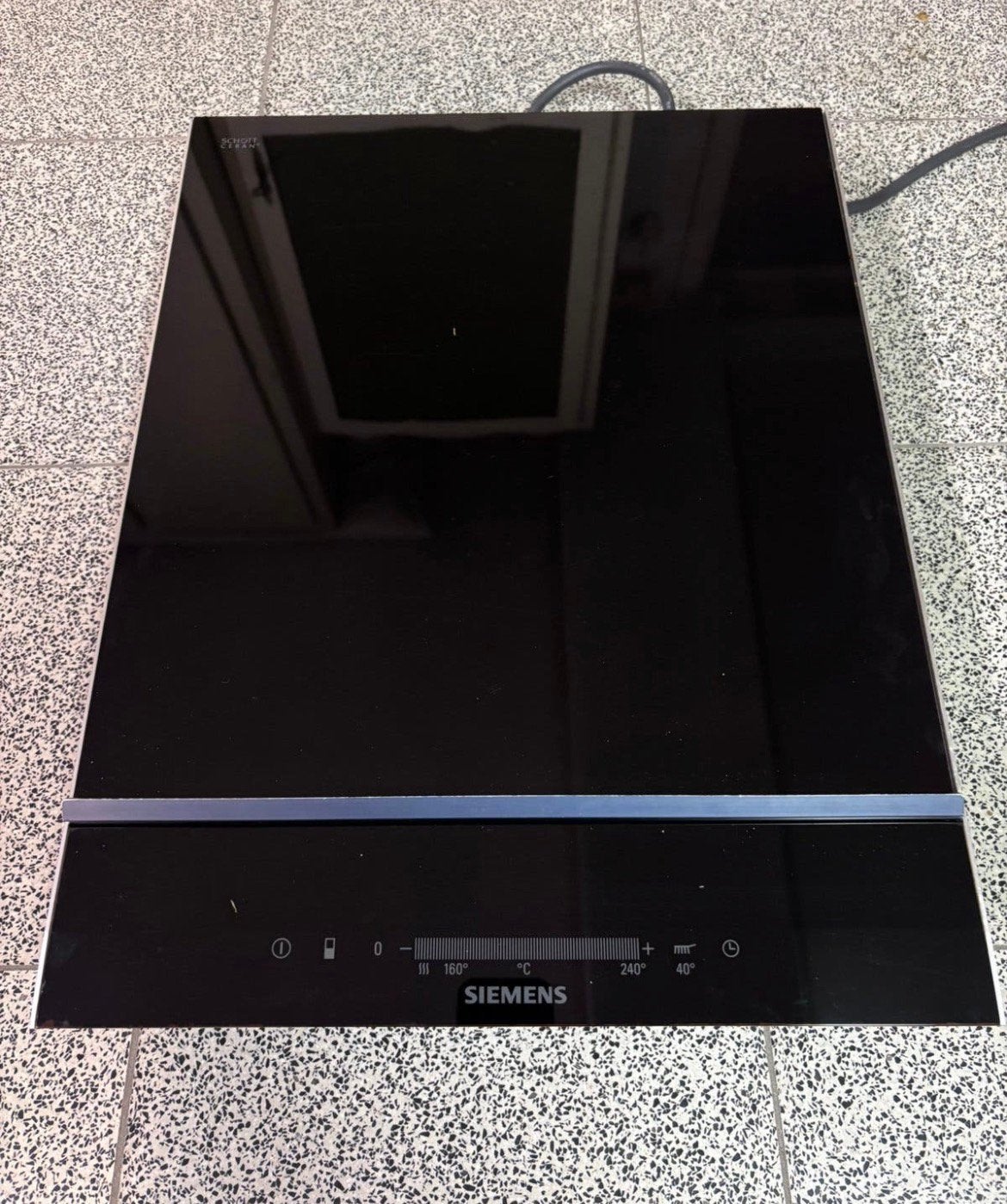 Luxe Siemens Teppanyaki(ET475MY11E)+Inductie(EH375FBB1E), Ophalen, 4 kookzones, Zo goed als nieuw, Inbouw