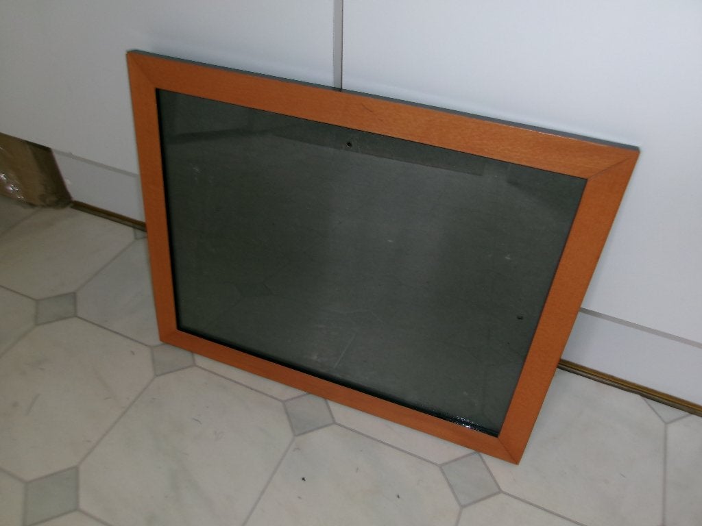 Lijst - Bruin met glas, Bruin, Gebruikt, Ophalen of Verzenden, 44 cm