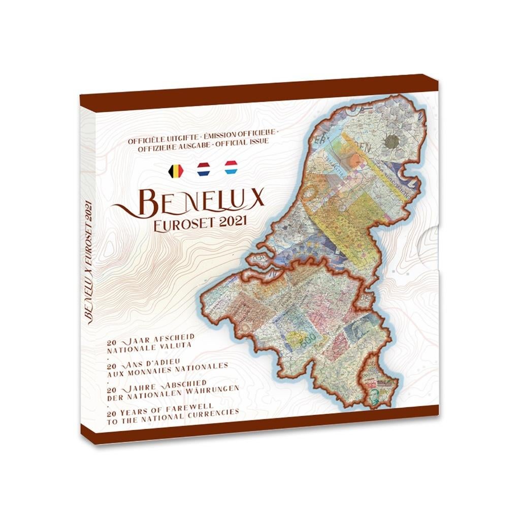 Benelux Set 2021 - Euro Jaarsets BE - NL - LUX - BU Blister, Verzenden, Overige landen, Overige waardes, Setje