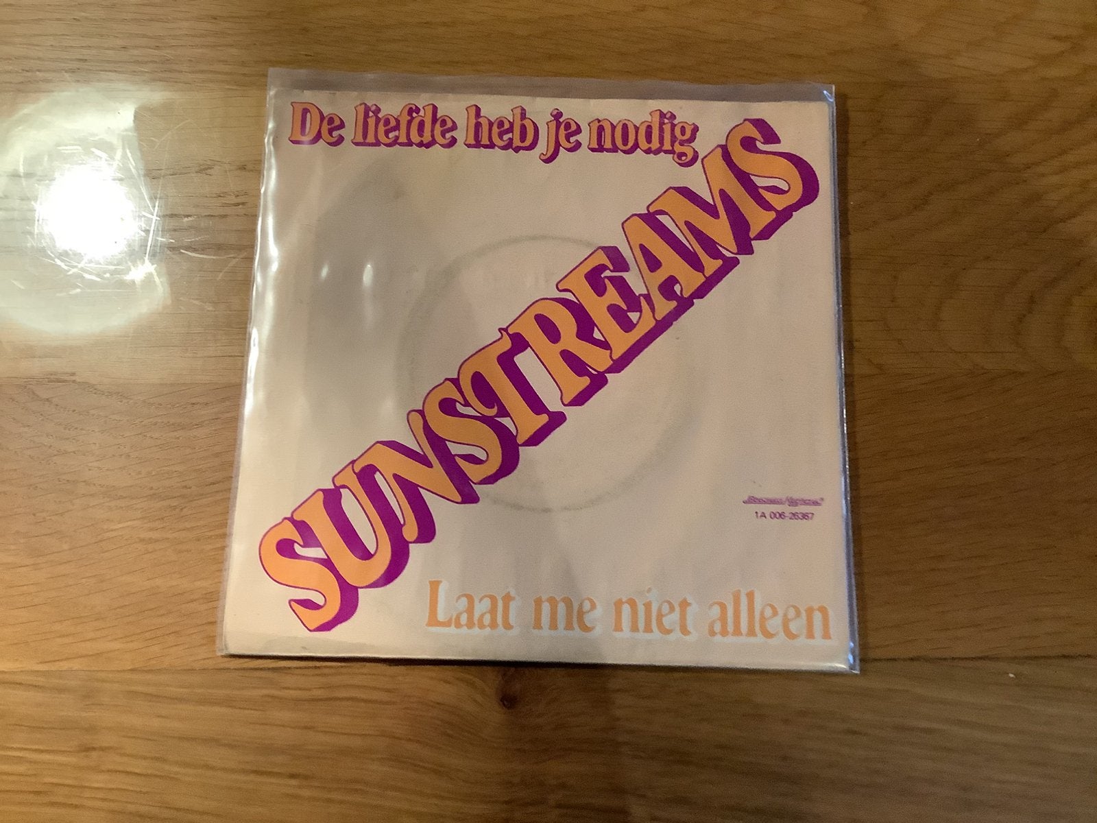 The Sunstreams.  Vinyl single.  De liefde heb je nodig., Ophalen of Verzenden, Zo goed als nieuw, Overige formaten, Levenslied of Smartlap