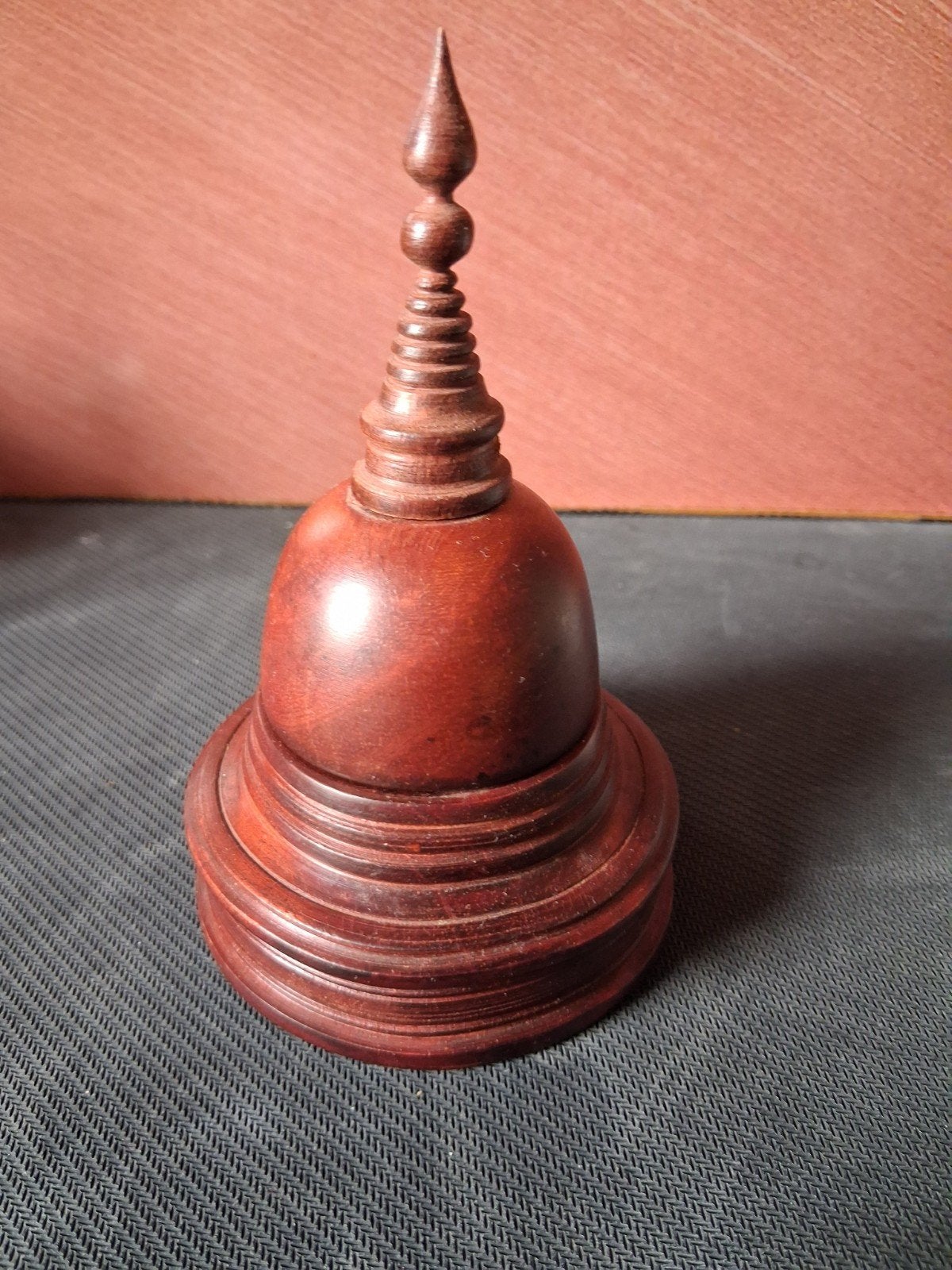 houten stupa, Ophalen of Verzenden