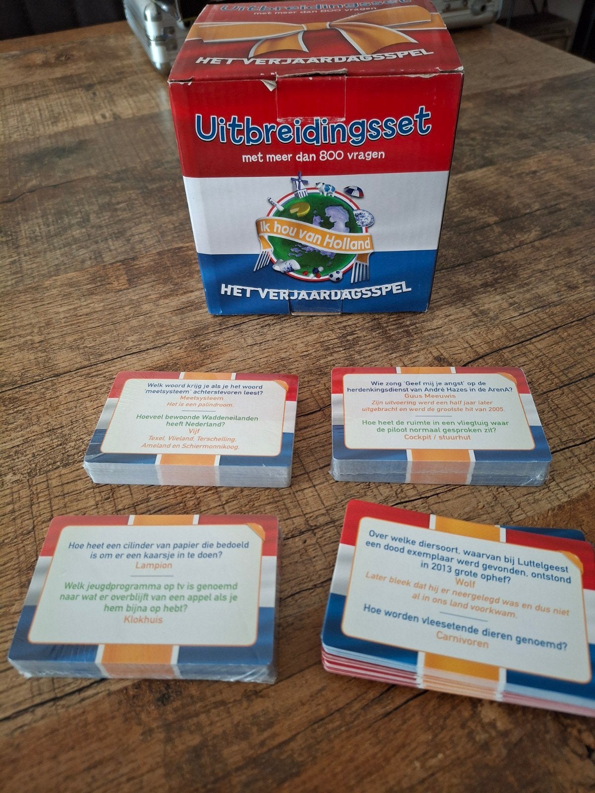 uitbreidingset ik hou van Holland verjaardagspel, Ophalen of Verzenden