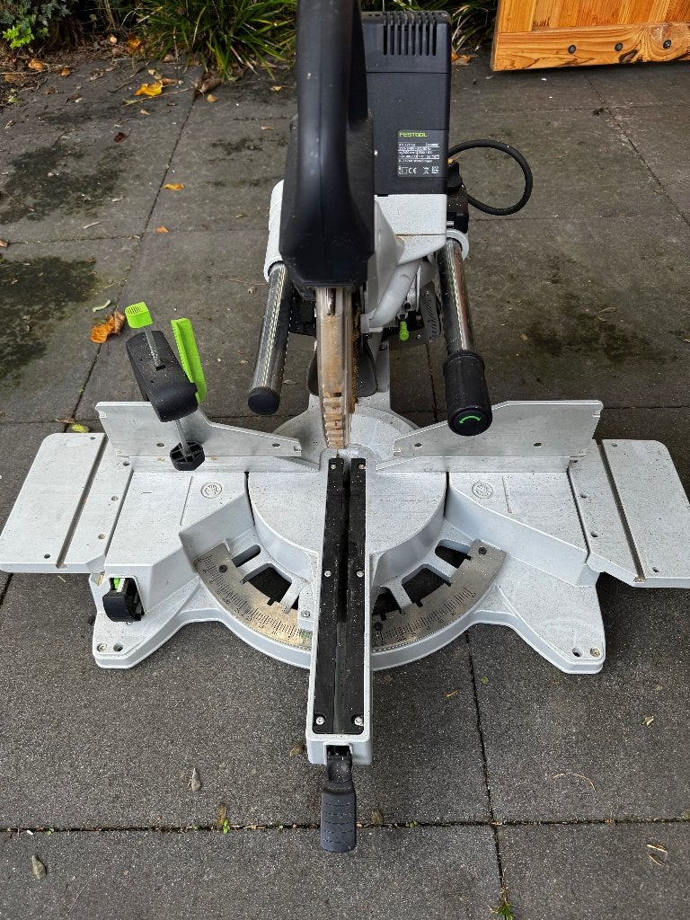 Festool KAPEX KS 120 EB met 3 zaagbladen, Doe-het-zelf en Verbouw, Gereedschap | Zaagmachines, Ophalen, 70 mm of meer, Zo goed als nieuw