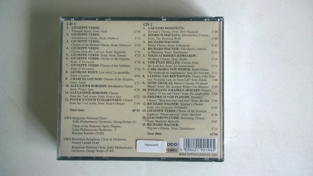 Beroemde operakoren, Ophalen, Gebruikt, Opera of Operette, Romantiek