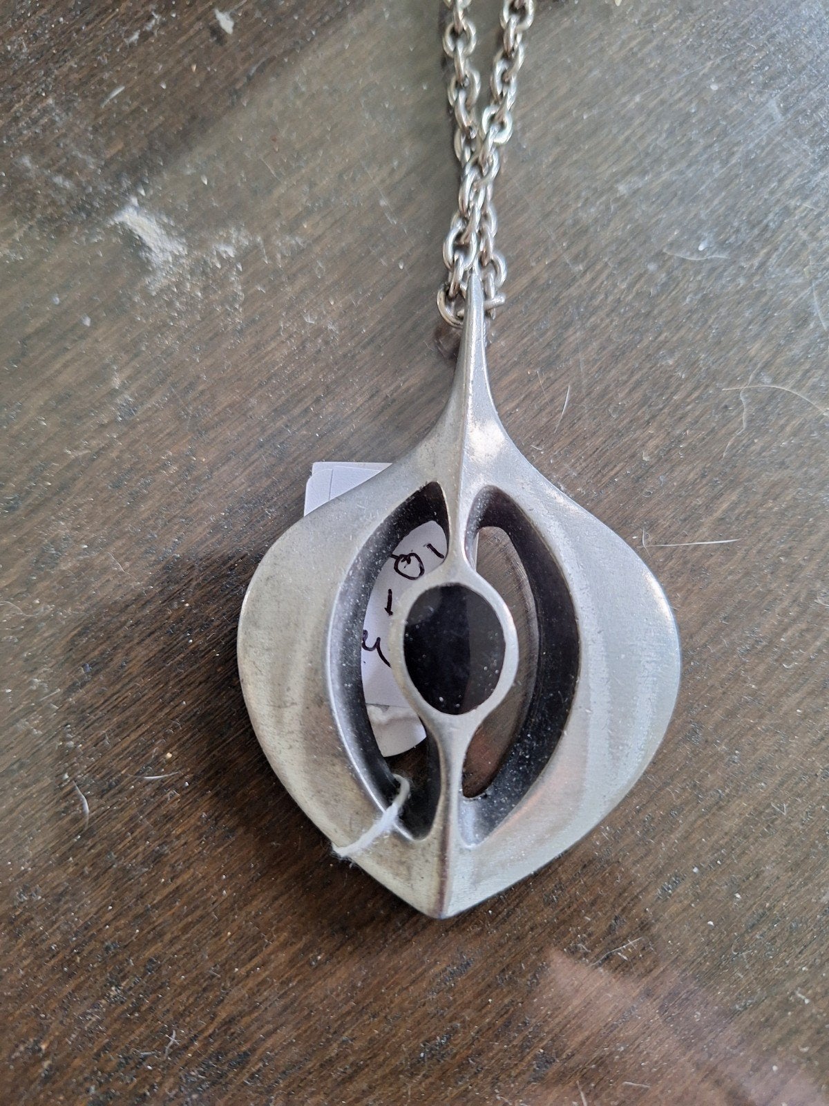 Eivind Hillestad Vintage Hanger Jaren '70 Noorwegen, Overige materialen, Gebruikt, Ophalen of Verzenden, Met edelsteen