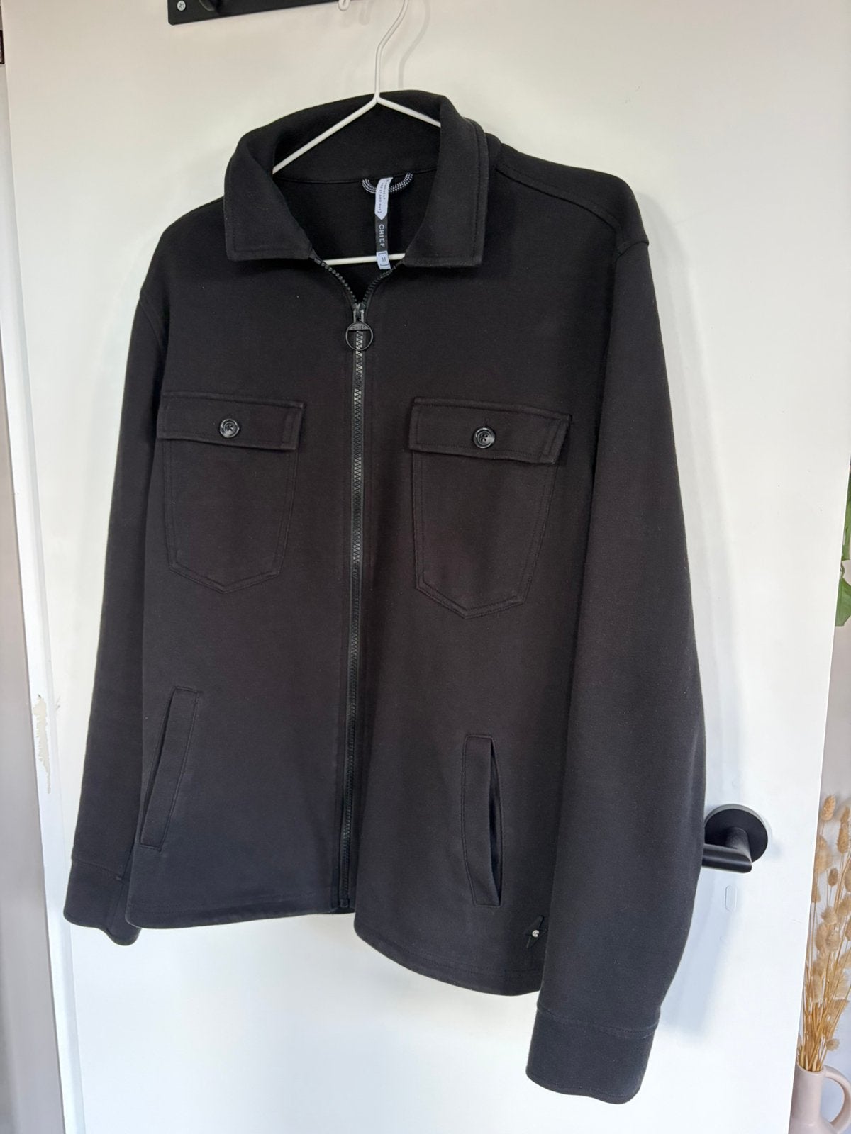 Zwart Vest Chief, maat M, Kleding | Heren, Ophalen, Zo goed als nieuw, Zwart