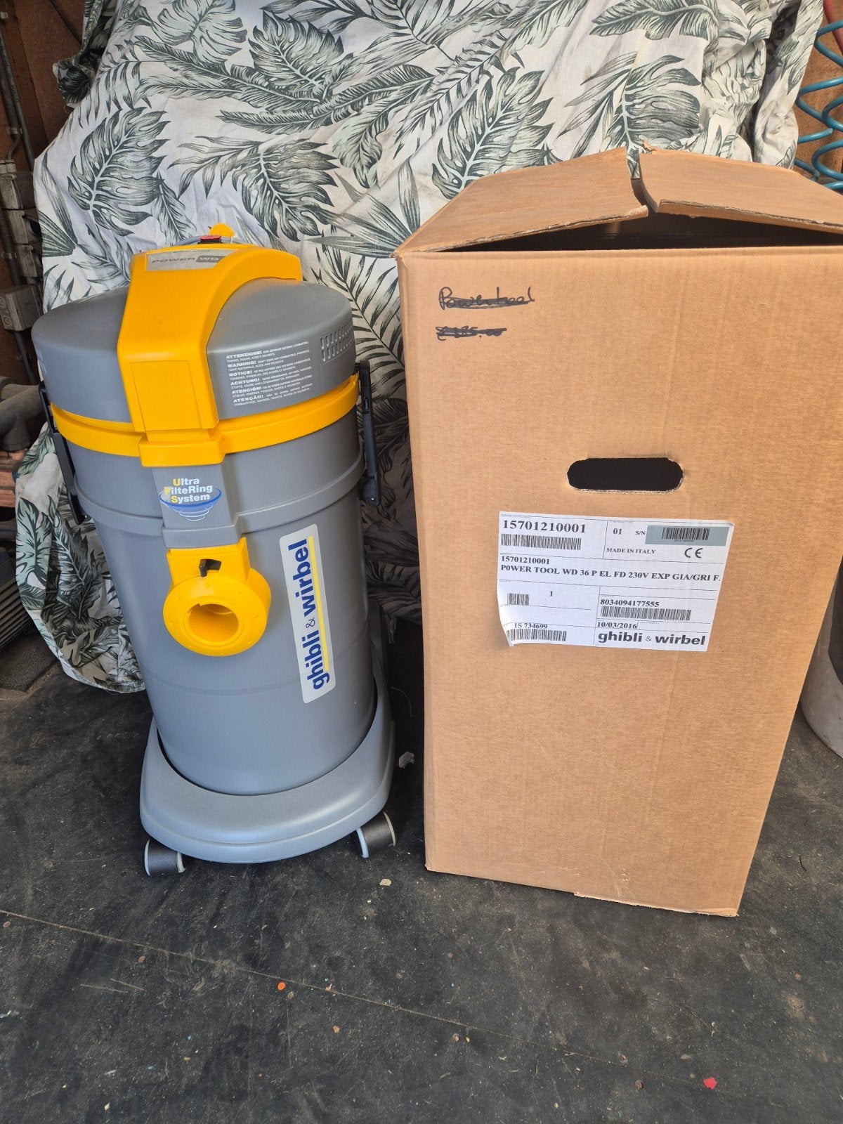 Pro. Ghibli Power WD 36 P UFS Stof-/waterzuiger (NIEUW), Ophalen, Nieuw, Overige typen