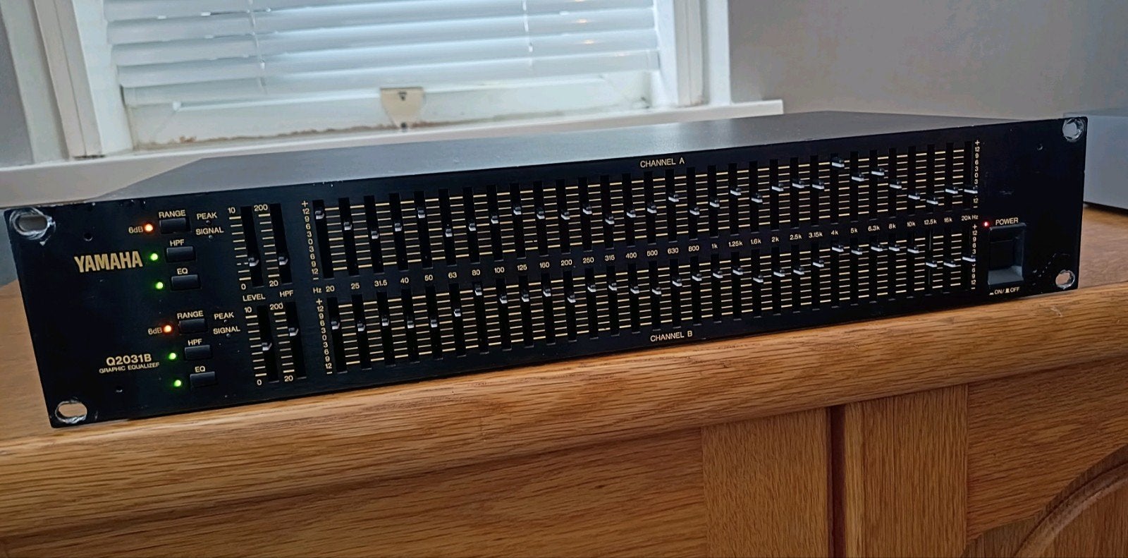 Yamaha Q2031B Professionele 2x 31-Bands Grafische Equalizer, Muziek en Instrumenten, Ophalen of Verzenden, Equalizer