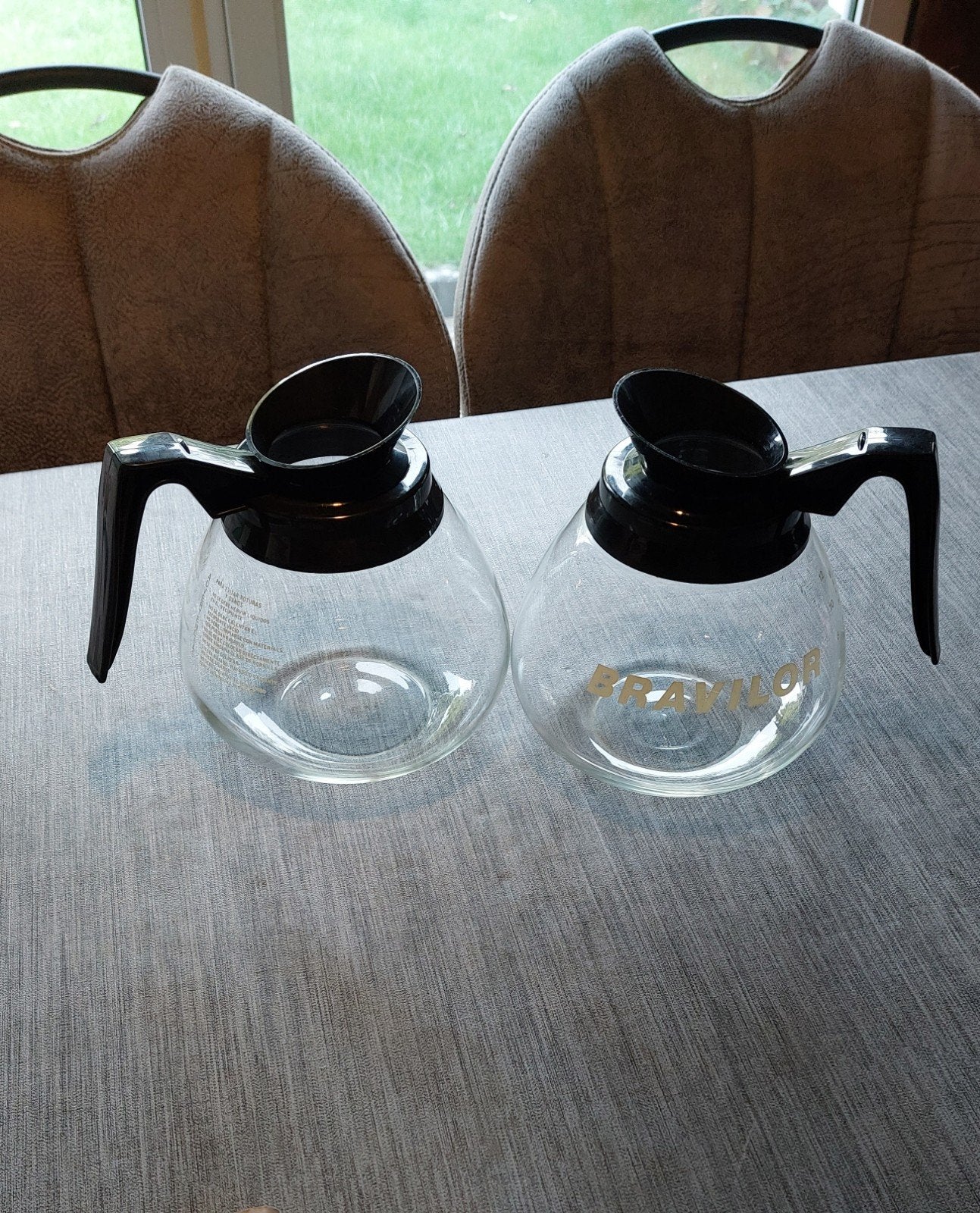 Bravilor Glazen Koffiekannen - Set van 2, Ophalen of Verzenden, Gebruikt