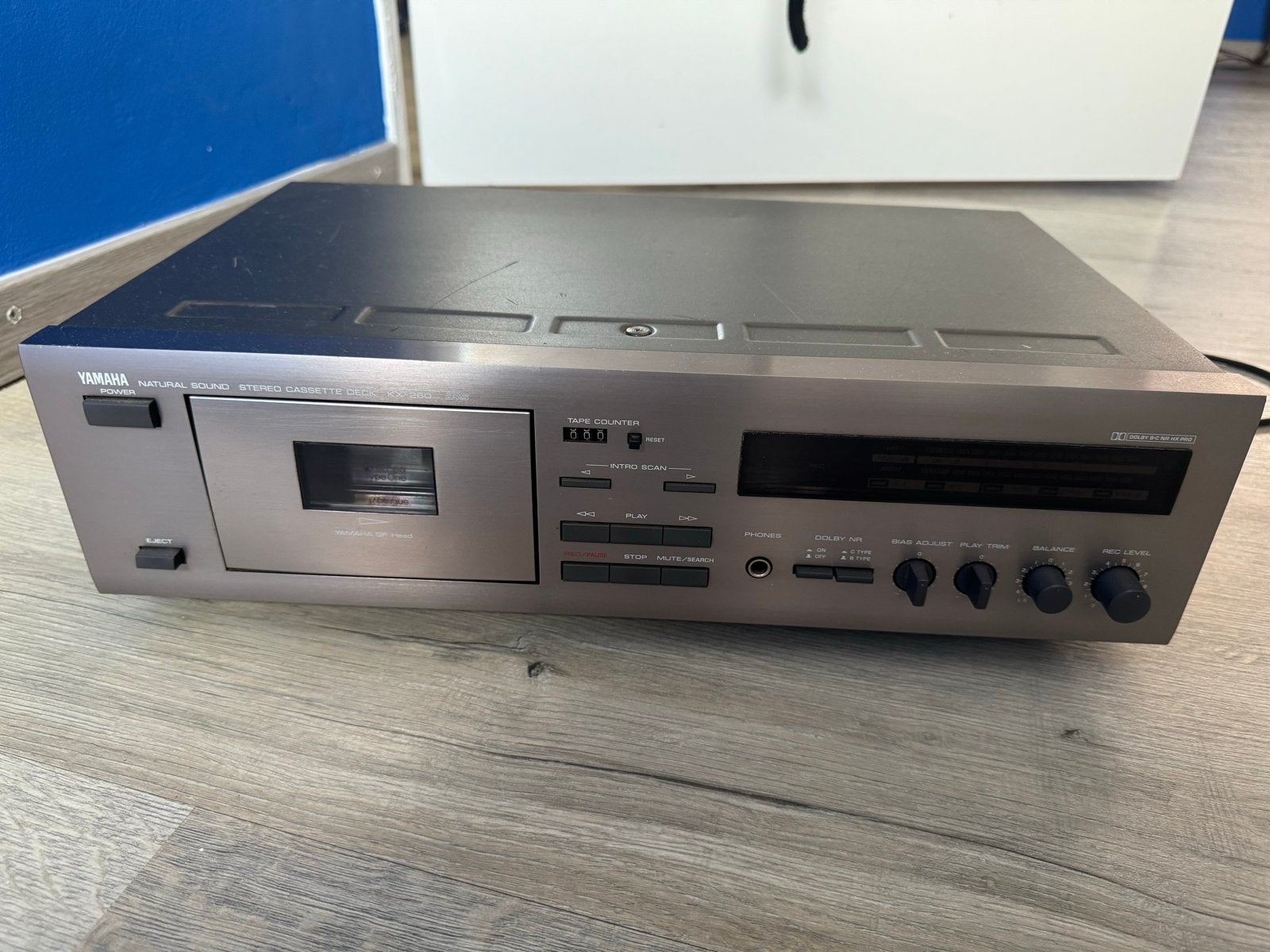 Yamaha Cassettedeck KX260 - Afspelen en opnemen werkt, Audio, Tv en Foto, Cassettedecks, Ophalen, Enkel, Overige merken, Tiptoetsen