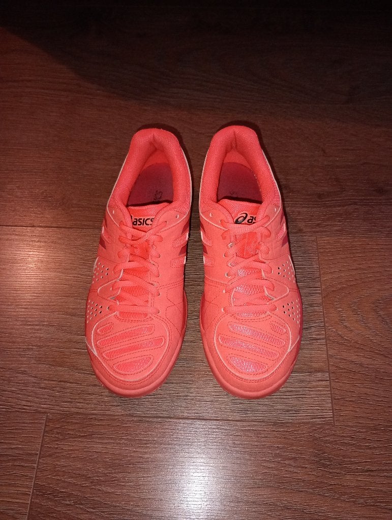Mooie koraal rode sportschoenen Asics mt 37, Asics, Meisje, Sportschoenen, Ophalen of Verzenden