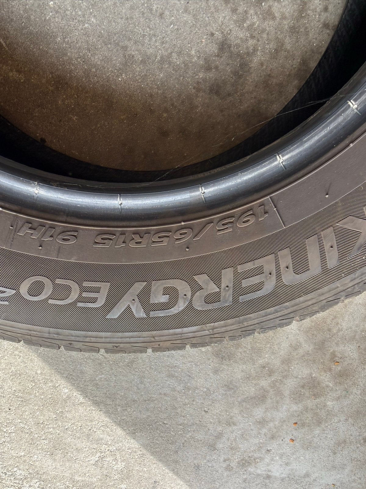 Gebruikte Hankook Kinergy Eco 2 Autobanden 195/65R15, Ophalen of Verzenden, Gebruikt