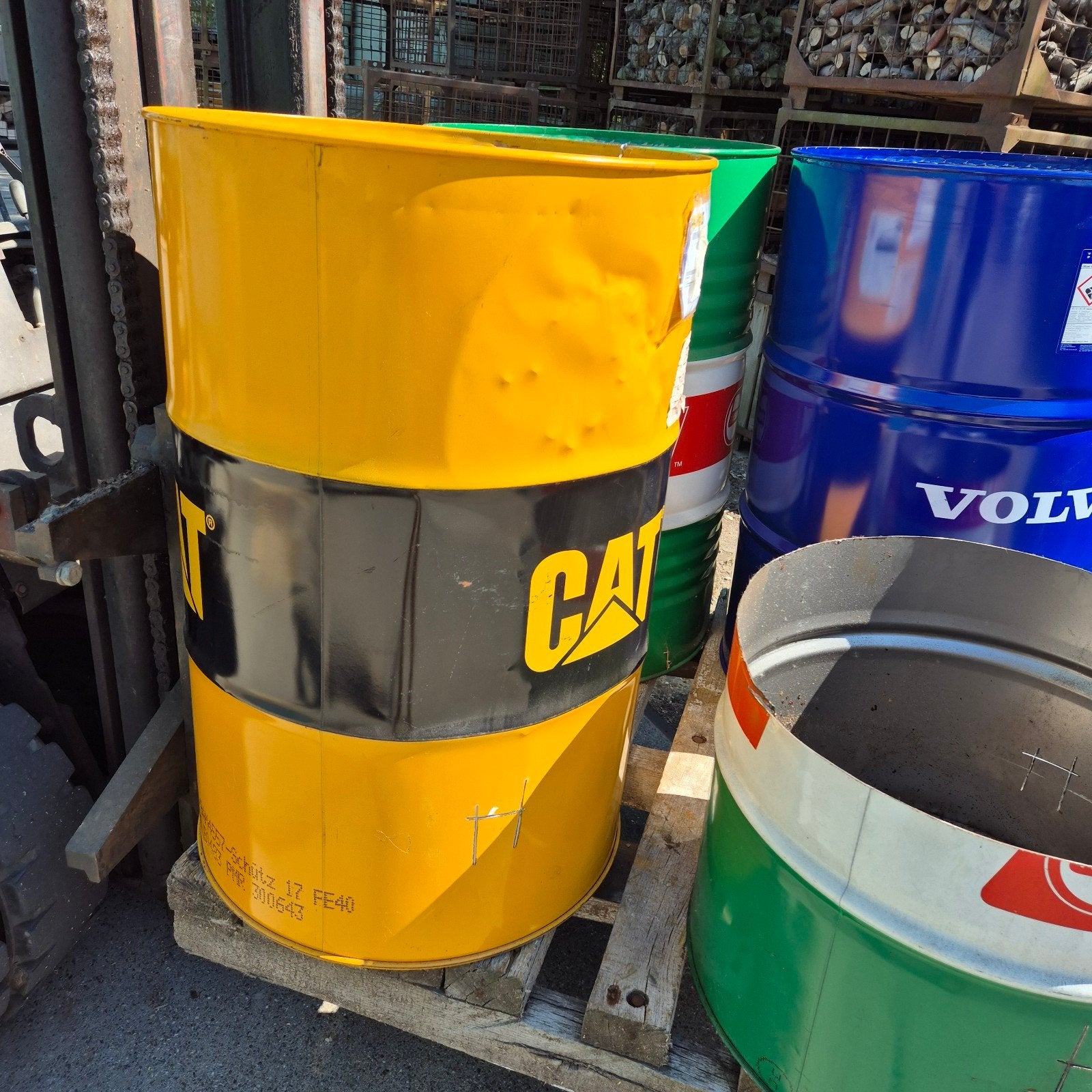 stookton brandton vuurton 200 liter, Ophalen