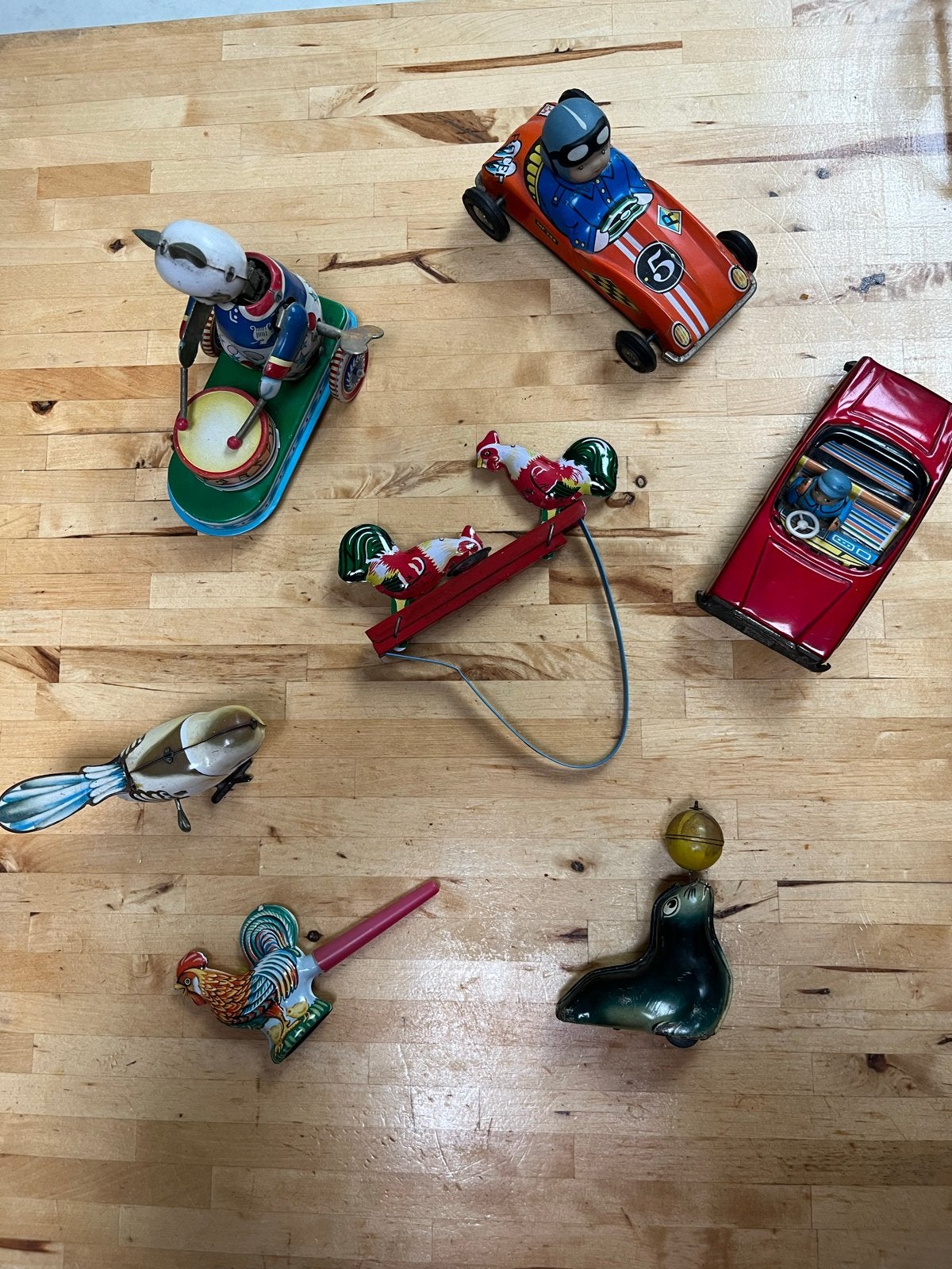 Vintage blikken speelgoed collectie - Lehmann en meer, Antiek en Kunst, Ophalen of Verzenden