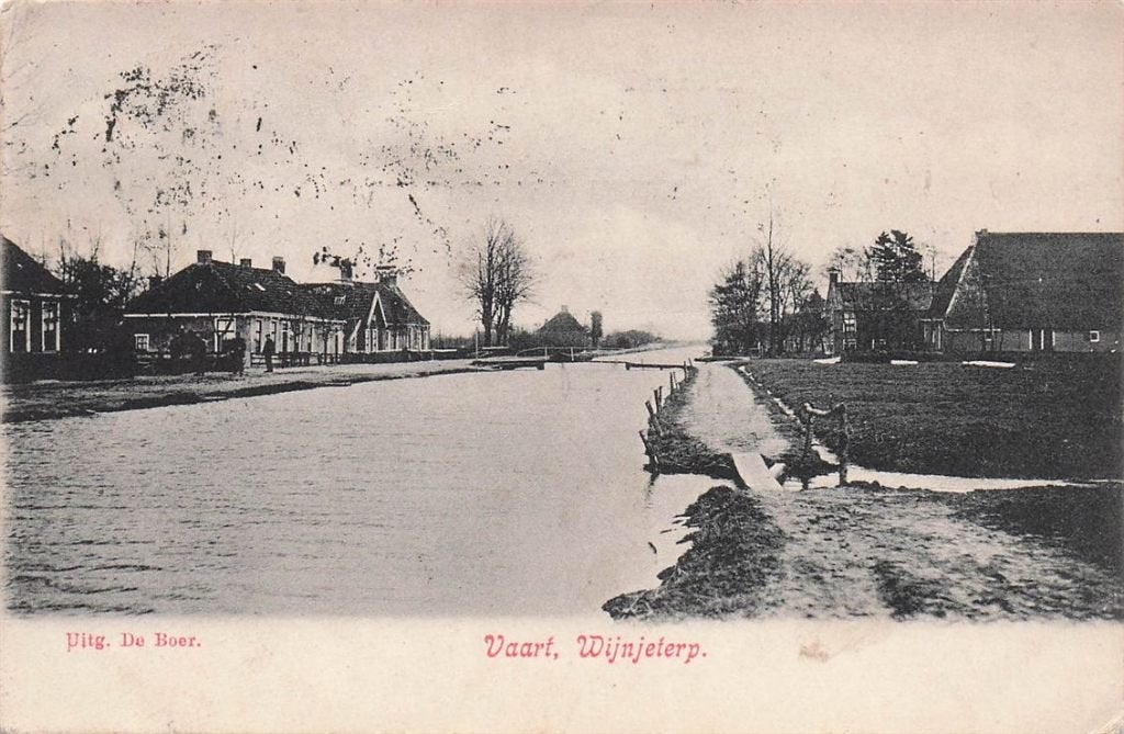 703-159-017 Vaart Wijnjeterp, Verzenden, Voor 1920, Friesland