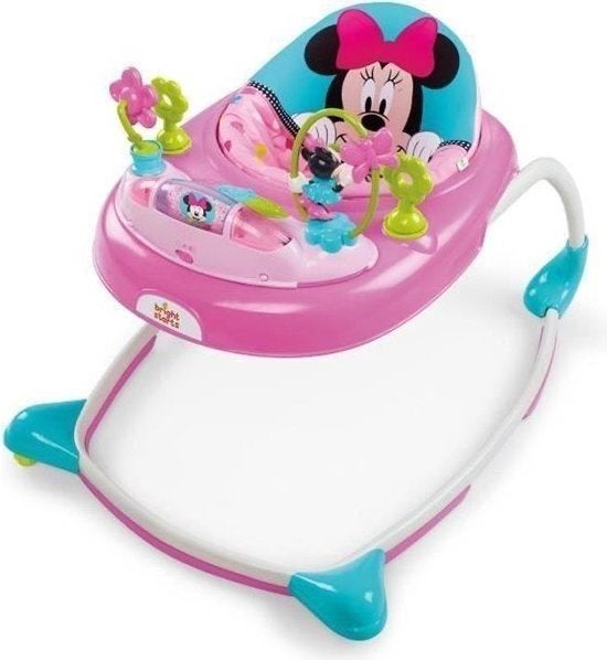 Minnie Mouse Loopstoel - Roze met Speelgoed, Ophalen, Gebruikt, Loopvoertuig
