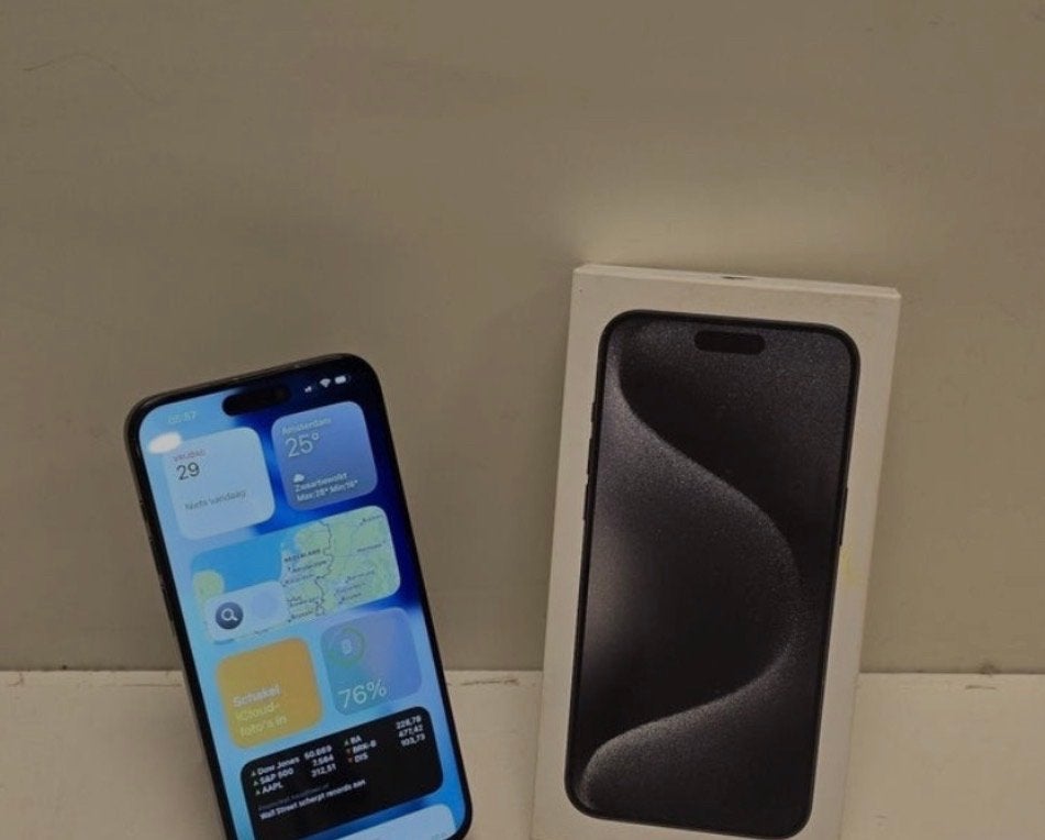 iPhone 15 Pro Max - Zo goed als nieuw, Telecommunicatie, Mobiele telefoons | Apple iPhone, Ophalen, Zwart, IPhone 15 Pro Max, Zo goed als nieuw