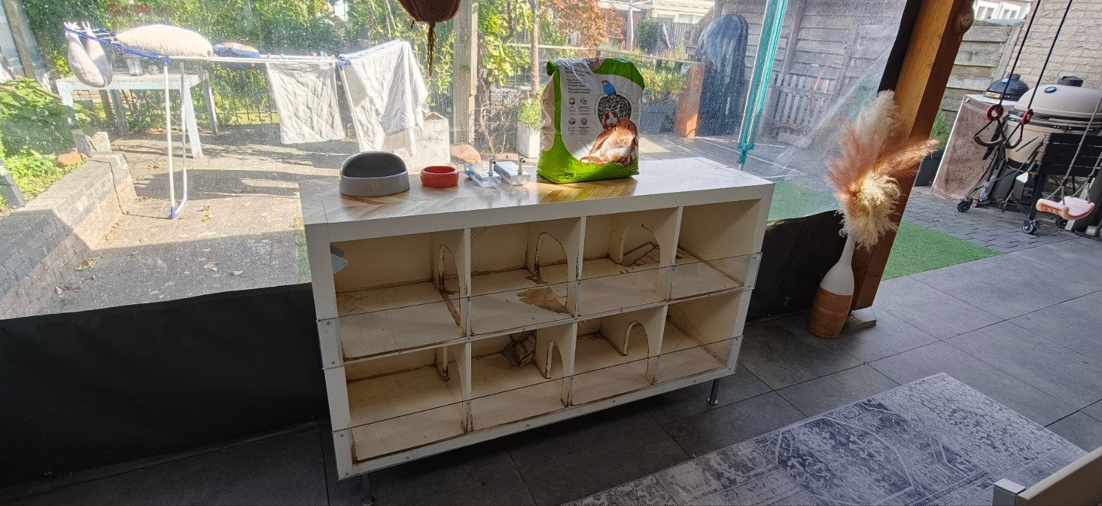 Mooie ruime caviakooi/caviakast 150x40x95 cm – 2 verdiep, Dieren en Toebehoren, Ophalen, Gebruikt, Verzorging