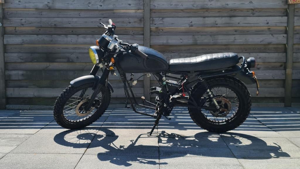 AGM Caferacer brommer, Fietsen en Brommers, Minibikes, Midibikes en Pitbikes, Ophalen of Verzenden, Gebruikt, Overige typen, Agm