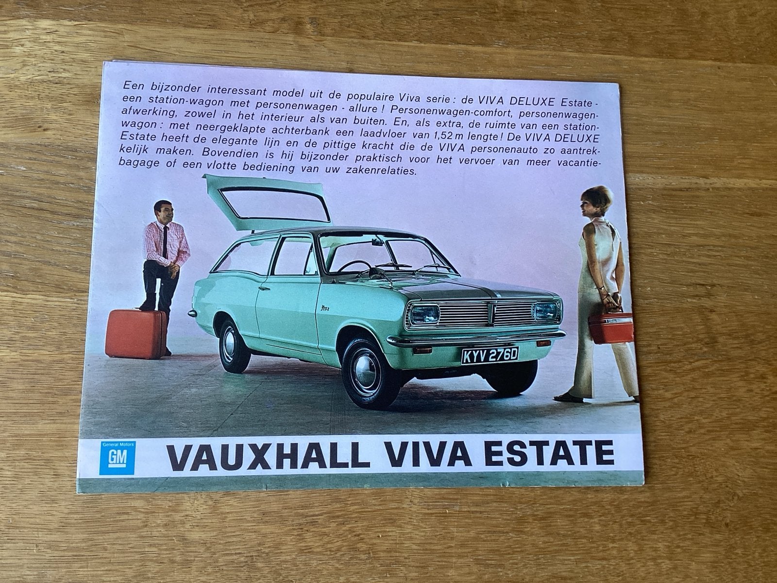 Vauxhall Viva Estate Folder uit 1967, Ophalen of Verzenden, Gelezen, Overige merken