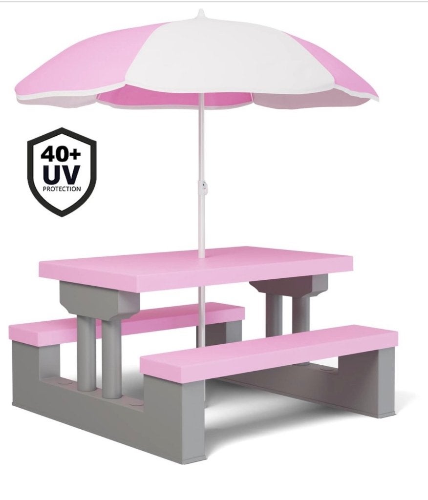 Kinder Picknick tafel, Tuin en Terras, Rechthoekig, Ophalen, Kinderpicknicktafel, Nieuw