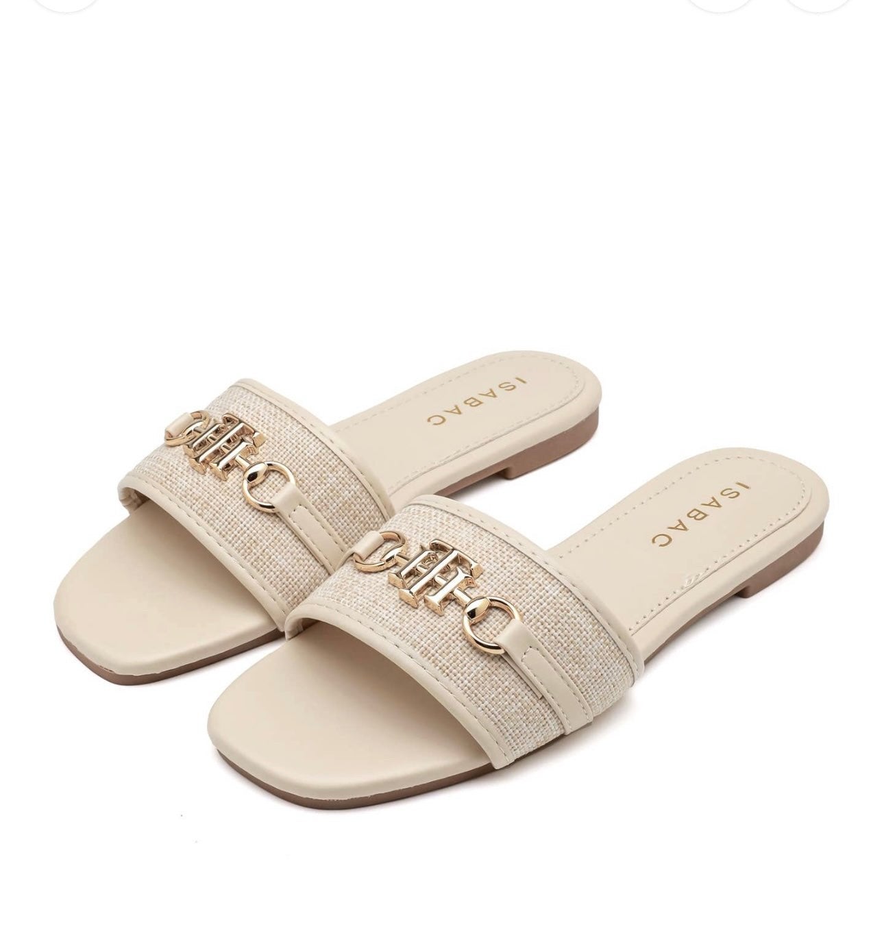 Nieuwe restant partij slippers van webshop, Kleding | Dames, Ophalen, Nieuw, Beige, Slippers