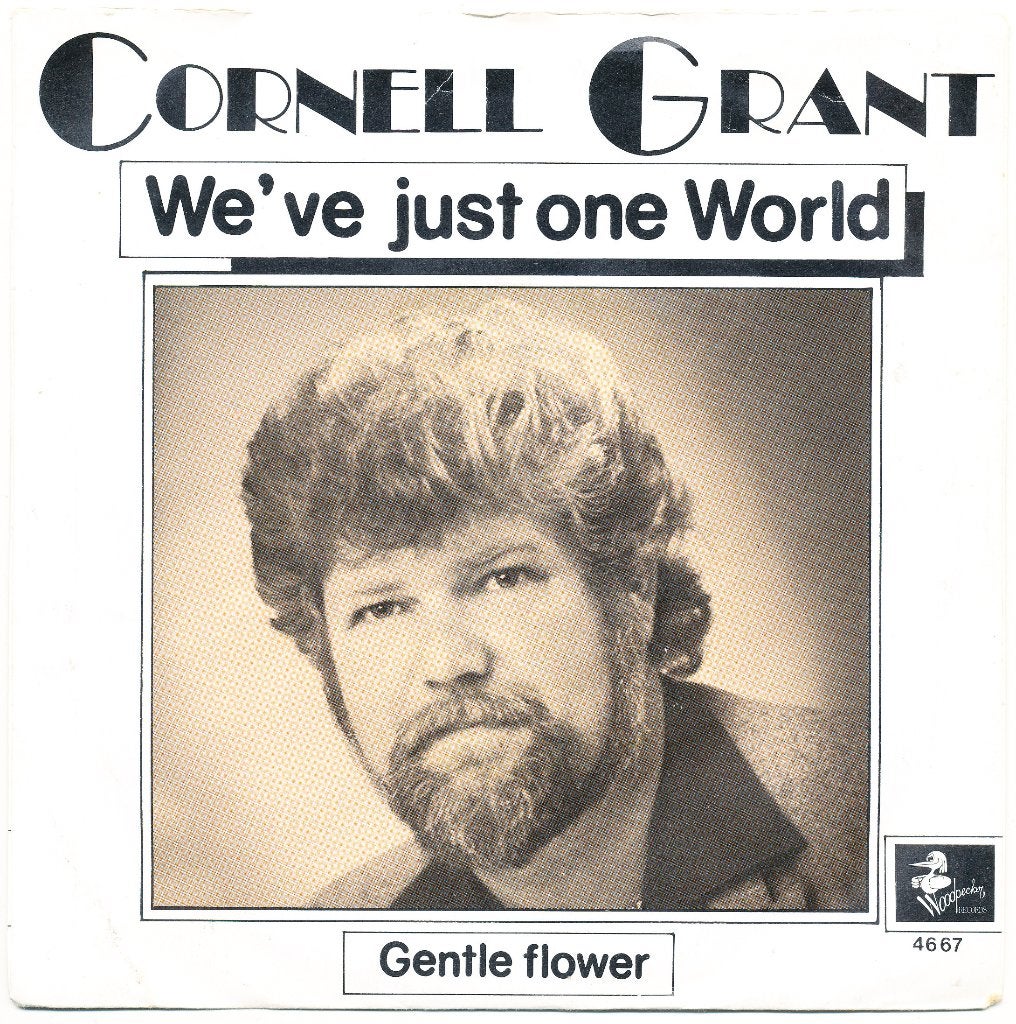 Cornell Grant - We've just one world / Gentle flower, Cd's en Dvd's, Ophalen of Verzenden, Gebruikt, 7 inch, Pop