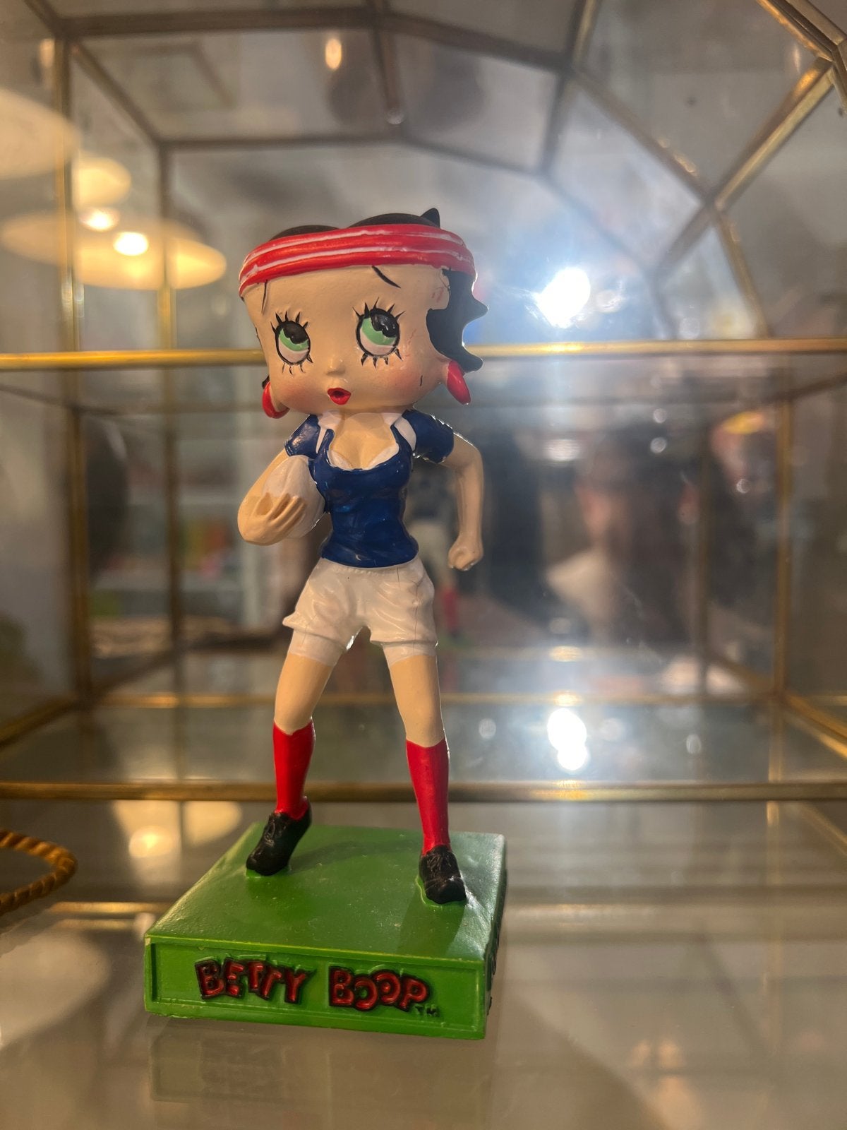 Betty Boop Rugby Figuur - Uniek Verzamelobject, Nieuw, Ophalen of Verzenden, X, X